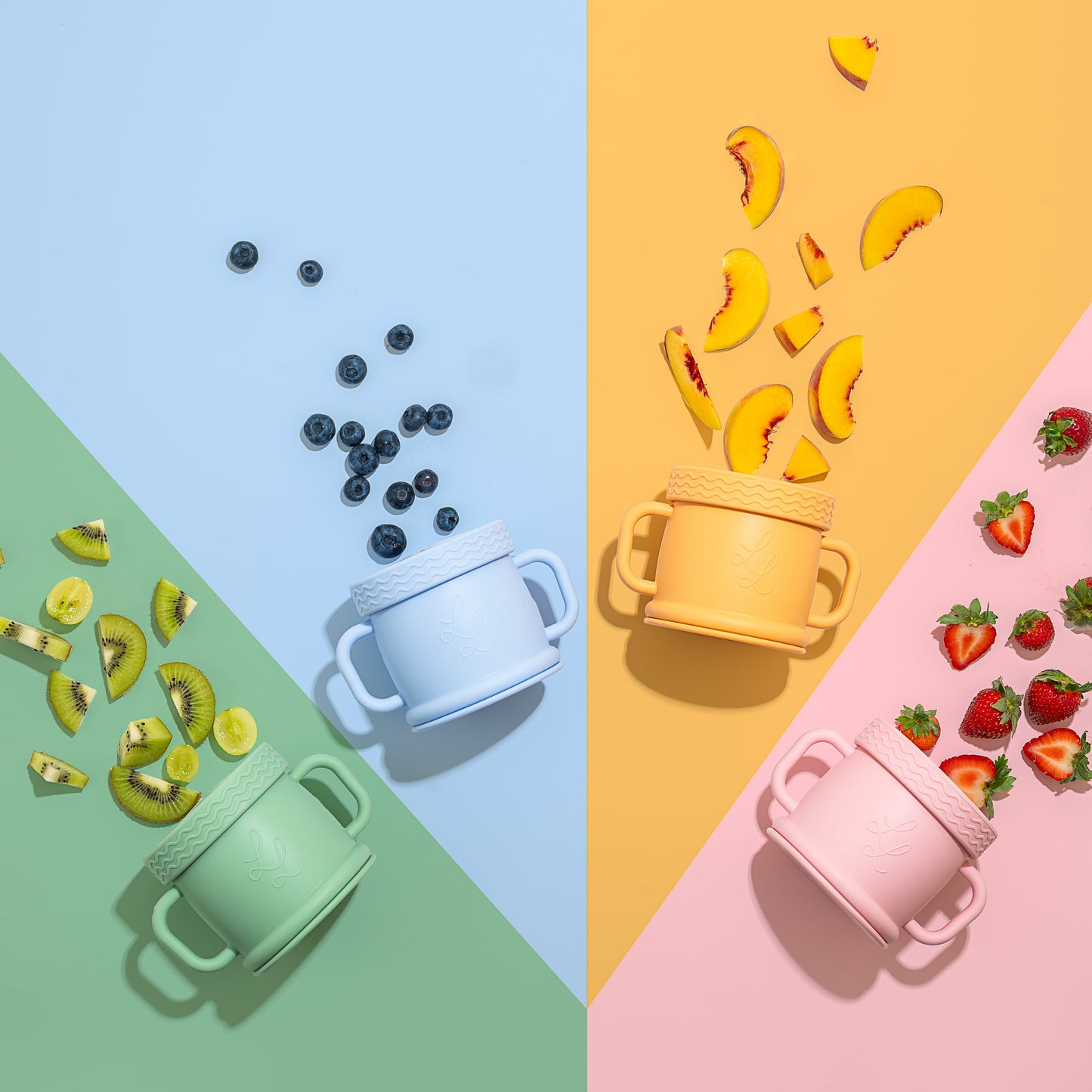 The Ultimate Snack Time Combo: 4 Pouches, 1 Funnel, 2 Snack Cups, and Free Shipping!