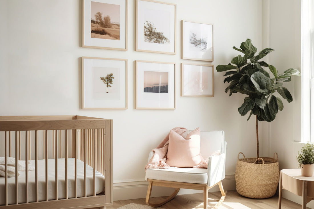 A minimalist and eco-friendly zero waste baby nursery.