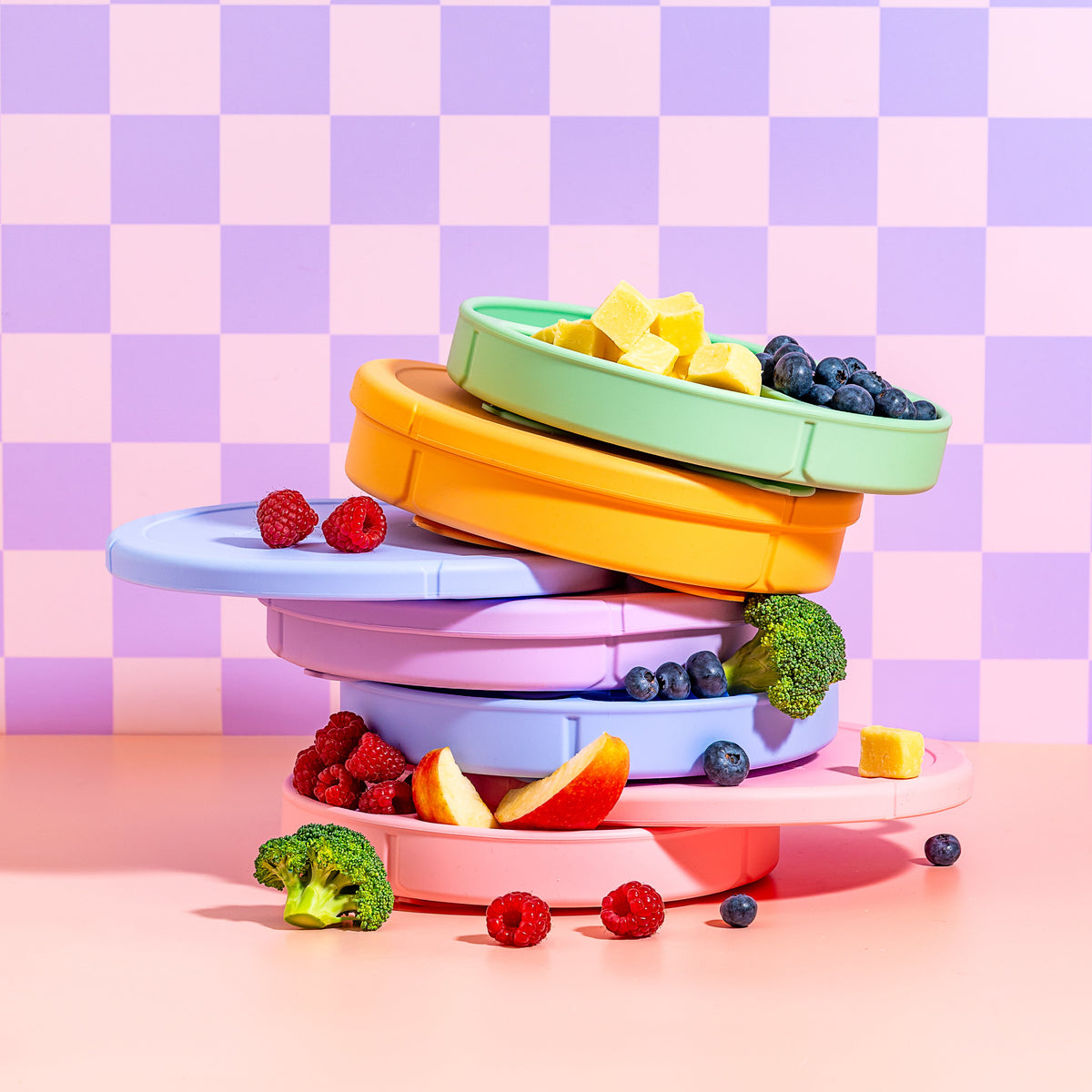 The Palmetto Plate | Suction Plate with Snap-Fit Lid (Pre-Order)