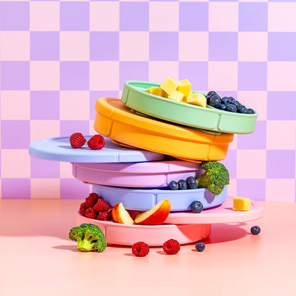 The Palmetto Plate | Suction Plate with Snap-Fit Lid (Pre-Order)