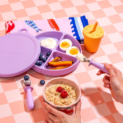 The Palmetto Plate | Suction Plate with Snap-Fit Lid (Pre-Order)