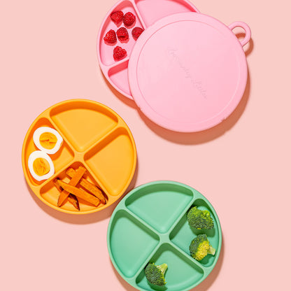 The Palmetto Plate | Suction Plate with Snap-Fit Lid (Pre-Order)