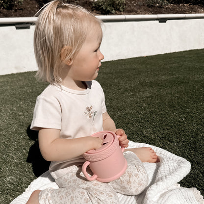 Coastal Cup: Nontoxic Snack Cup With Lid