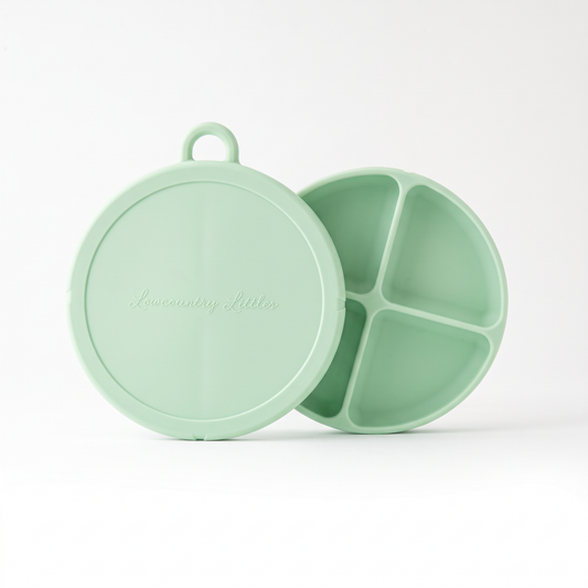 The Palmetto Plate | Suction Plate with Snap-Fit Lid (Pre-Order)
